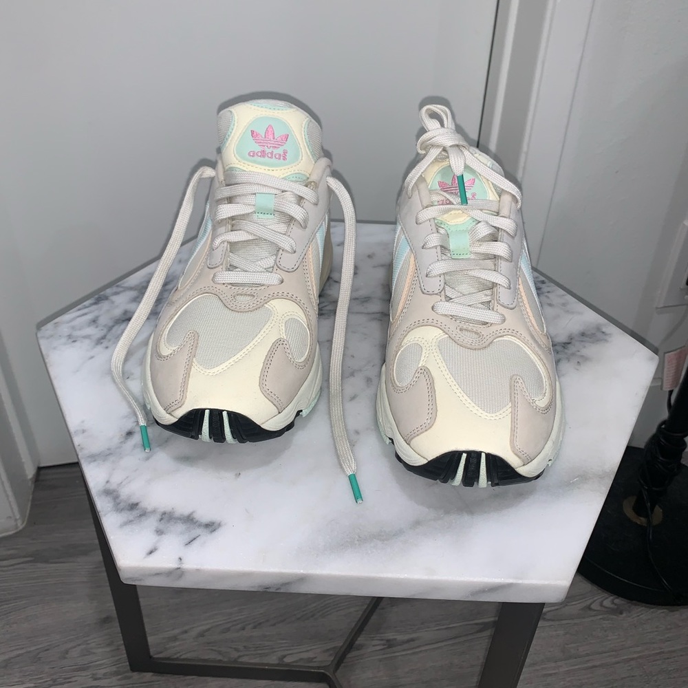 SOLD NWT adidas Yung 1 (Beige / iced/ Mint) CG7118 - Picture 14 of 16